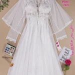 موديل صباحيه طويل كود 7029