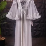 طقم صباحيه ابيض موديل 7038