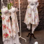 موديل بيبي دول قصير ستان مشجر كود 4114